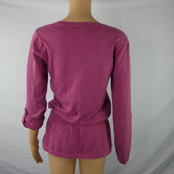 Lole Imagine Tunic Long Tab Sleeve Scoop Neck Front Pockets Rose Pink Small - Picture 10 of 10